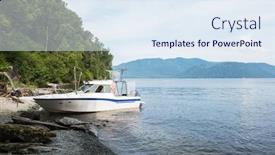  Presentation with cultural heritage - Slide deck enhanced with teletskoye-lake-in-altai-mountains background and a sky blue colored foreground