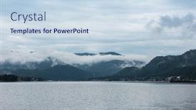  Presentation with siberia - Colorful PPT layouts enhanced with teletskoye-lake-in-altai-mountains backdrop and a sky blue colored foreground