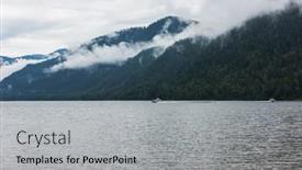  Presentation with siberia - PPT layouts enhanced with teletskoye-lake-in-altai-mountains background and a light gray colored foreground