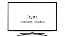  Presentation with television - Presentation theme with television - 4k monitor isolated on white background and a white colored foreground