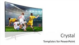  Presentation with television watching - Audience pleasing slide deck consisting of television - 4k monitor watching smart tv backdrop and a white colored foreground
