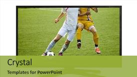  Presentation with translation - Colorful slides enhanced with television - watching smart tv translation backdrop and a yellow colored foreground