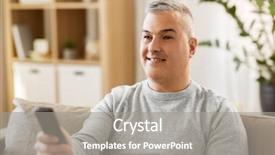  Presentation with people concept surgeon in mask - Slides having television and entertainment concept - man background and a  colored foreground