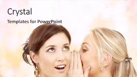  Presentation with happiness - Audience pleasing presentation theme consisting of carpenter checks the board selective focus backdrop and a coral colored foreground.