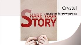  Presentation with story of an hour by kate chopin - Colorful theme enhanced with tell truth - share your story card isolated backdrop and a lemonade colored foreground