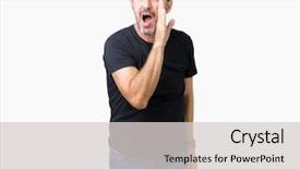  Presentation with talk - Theme enhanced with telling secret rumor whispering malicious background and a  colored foreground