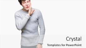  Presentation with pathways in winter - Presentation theme featuring telling secret rumor whispering malicious background and a  colored foreground