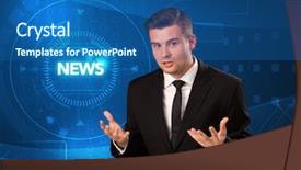  Presentation with tehnology - Cool new presentation with telling the news with tehnology backdrop and a  colored foreground