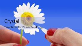  Presentation with jesus loves you - Beautiful presentation theme featuring telling time - loves me loves me not backdrop and a light blue colored foreground