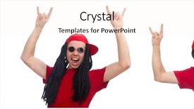  Presentation with long beans - Theme with tem - young man with long dreads background and a cream colored foreground