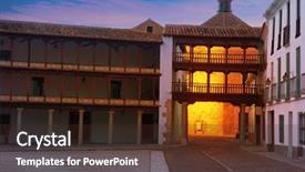  Presentation with way - Amazing PPT layouts having tembleque plaza mayor in toledo backdrop and a  colored foreground