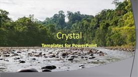  Presentation with rainforest - Presentation consisting of temburong-river-virgin-rainforest-ulu background and a tawny brown colored foreground