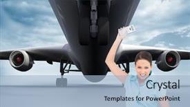  Presentation with classy - Slide set consisting of temper tantrums - composite image of furious classy background and a  colored foreground