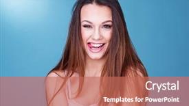  Presentation with young children playing multicultural - Theme enhanced with temper tantrums - gorgeous laughing playful young woman background and a  colored foreground