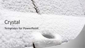  Presentation with part time job during studies - Cool new PPT theme with temperature trafiic - parked car covered with snow backdrop and a white colored foreground