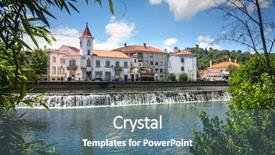  Presentation with old city of jerusalem - Theme featuring templar - view of old city background and a ocean colored foreground