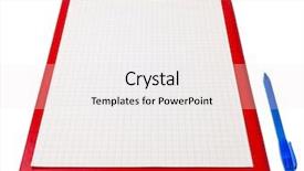  Presentation with white sheet - Slides having template school report - blank paper sheet on red background and a white colored foreground