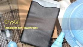  Presentation with sunscreen - Presentation having template-with-e-book-sunscreen background and a violet colored foreground