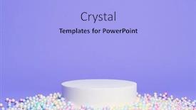  Presentation with colorful - Slide deck enhanced with template-with-white-podium background and a light blue colored foreground