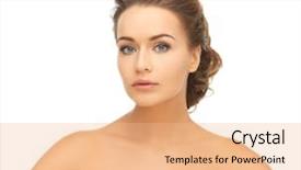  Presentation with health - Theme with live templates - health and beauty concept background and a coral colored foreground