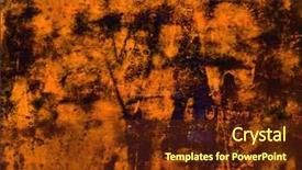  Presentation with old tv - Amazing slide set having templates corrosion - grunge orange background stained old backdrop and a  colored foreground