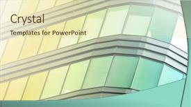  Presentation with high rise building - Amazing slide set having templates mtech presentation - panoramic and perspective wide angle backdrop and a  colored foreground