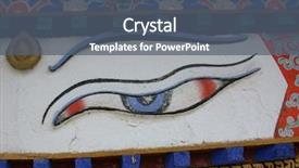  Presentation with god - Cool new PPT layouts with god s temple - buddha's eye backdrop and a  colored foreground