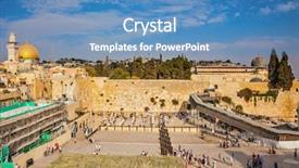  Presentation with rock wall - Amazing theme having temple after the prayer backdrop and a teal colored foreground