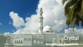  Presentation with architects - Cool new presentation design with temple architects - floating mosque at terengganu malaysia backdrop and a  colored foreground