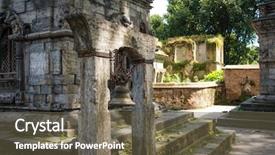  Presentation with kathmandu - Amazing presentation design having temple complex in kathmandu nepal backdrop and a  colored foreground
