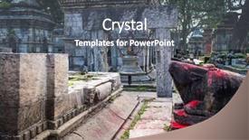  Presentation with kathmandu - Colorful slide deck enhanced with temple complex in kathmandu nepal backdrop and a  colored foreground