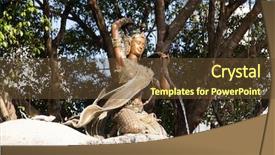  Presentation with thailand - Beautiful PPT theme featuring temple in chiang rai thailand backdrop and a tawny brown colored foreground