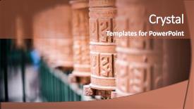  Presentation with prayer - Beautiful PPT layouts featuring temple in kathmandu nepal backdrop and a red colored foreground