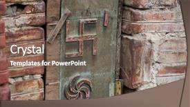  Presentation with kashmir - Amazing slide deck having temple made of metal gasoline backdrop and a tawny brown colored foreground