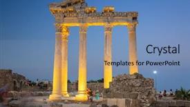  Presentation with dusk - Cool new theme with temple of apollo in side backdrop and a teal colored foreground