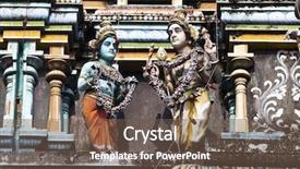  Presentation with india temple - Slides enhanced with temple of cochin in kerala background and a violet colored foreground