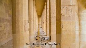  Presentation with mortuary - Colorful presentation enhanced with temple-of-hatshepsut-luxor backdrop and a coral colored foreground