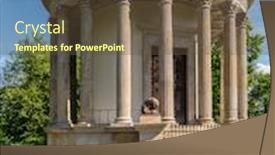  Presentation with memory - Slide deck consisting of temple of the sibyl at pulawy also known as the temple of memory pulawy poland background and a tawny brown colored foreground