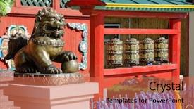  Presentation with russia - Audience pleasing presentation theme consisting of temple university - ivolginsky datsan - one backdrop and a  colored foreground