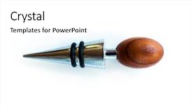  Presentation with bottle - Presentation theme consisting of temporary tap for a wine background and a white colored foreground