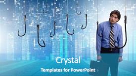  Presentation with being kind - PPT theme featuring tempted to bite the bait background and a  colored foreground