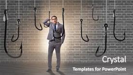  Presentation with well being for kids - Slide deck enhanced with tempted to bite the bait background and a  colored foreground