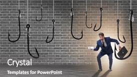  Presentation with being kind - Beautiful slide deck featuring tempted to bite the bait backdrop and a gray colored foreground