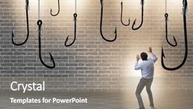  Presentation with being kind - Colorful slide set enhanced with tempted to bite the bait backdrop and a gray colored foreground