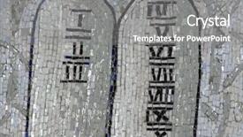  Presentation with ten commandments - Slides having ten commandments background and a gray colored foreground