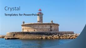  Presentation with west - Presentation theme with ten-kilometres-west-of-libon background and a light blue colored foreground