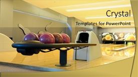  Presentation with indian festival and his ten sides - Beautiful presentation featuring ten pins bowling alley lane backdrop and a  colored foreground