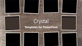  Presentation with old photo - Cool new PPT theme with ten-retro-photos-on-old backdrop and a gray colored foreground