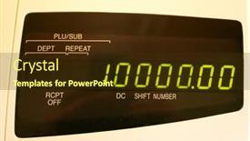  Presentation with cash - PPT theme consisting of  background and a  colored foreground