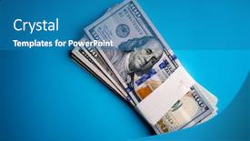  Presentation with blue - Slides having ten-thousand-us-dollars background and a teal colored foreground